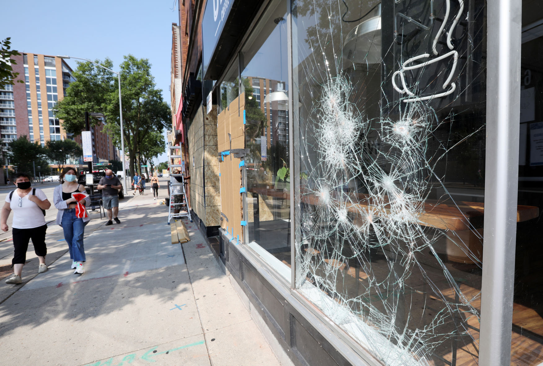 Clean up Downtown after Tuesday night protests